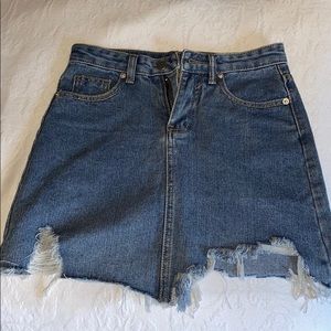 Jean skirt